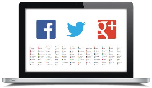 Social Media | Soziale Medien wie Facebook, Twitter, Google+, Tumblr und Pinterest